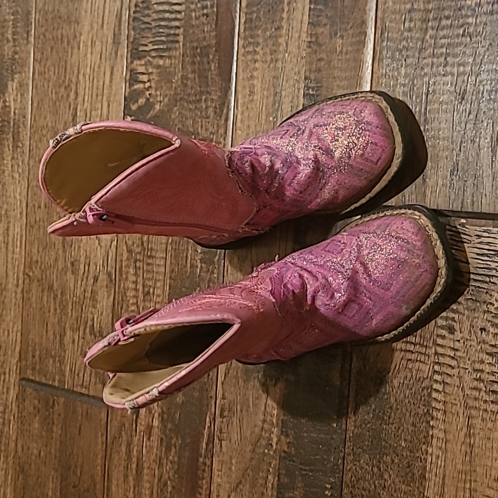Roper Pink Sparkle Cowgirl Boots